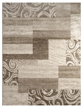 Alfombra Sinay marrón 60x100 cm