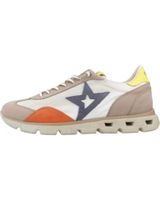 de cetti zapatillas deportivas hombre cetti 1259 con detalles naranja y azul taupe