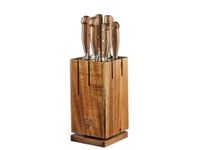 bloque de cuchillos de cocina jakob skagen - 7 piezas