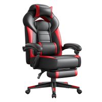 silla de oficina con diseno ergonomico rosso  nero
