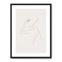 cuadro woman line art xii