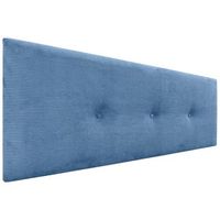 dhome cabecero de pana liso con botones 160x50 camas 150160 - azul