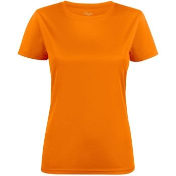 Printer Red Camiseta Run para mujer