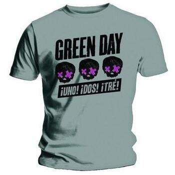 Green Day Camiseta manga larga Three Heads Better Than One para mujer