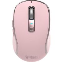 raton yenkee yms 2085pk inalambrico bluetooth 2400 dpi rosa 5 botones