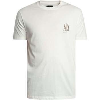 Armani Exchange Camiseta Camiseta con logo de pecho grande para hombre