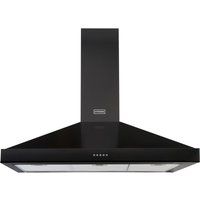 stoves sterling 900 chimney cooker hood - black black