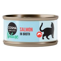 cosma nature 24 x 70 g - pack ahorro - salmon
