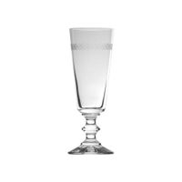 copa de cristal transparente