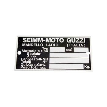 Placa de bastidor Moto Guzzi 850 Le Mans