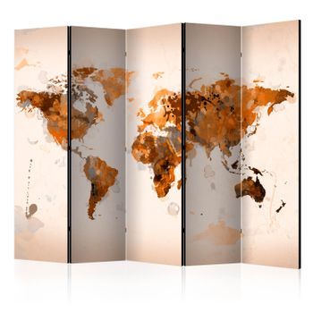 Biombo - World In Brown Shades Ii (225x172 Cm)