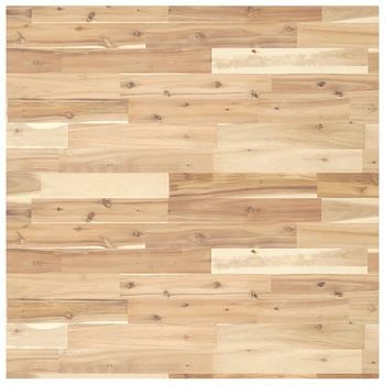Tablero De Mesa | Tablero Escritorio Cuadrado Madera Maciza Acacia 90x90x2 Cm