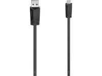 cable usb a mini - hama 00200606 de usb-a mini-usb 20 480 mbits 150 m negro