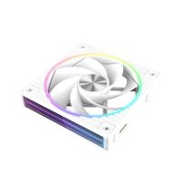 refrigeracion aire zalman 124mm 800-2300 rpm blanco zm-df120r argb