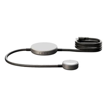 Cargador inalámbrico ZENS Pro 2 Qi2 MagSafe 25W Gris, Blanco
