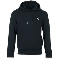 fred perry jersey tipped hooded sweatshirt para hombre
