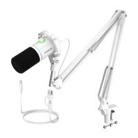 microfono maono pd200xs usb xlr cardioide con iluminacion rgb y control tactil