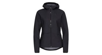 Chaqueta impermeable para mujer odlo ride easy waterproof negra