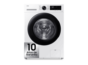 Lavadora carga frontal - Samsung WW11DG5B25AEEC, 11 kg, 1400 rpm, 14 programas, AI EcoBubble™, SmartThings™, Blanco