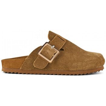Colors of California Sandalias Cow suede bio sabot with buckl para mujer