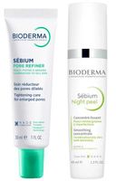 bioderma sebium pore refiner 30 ml  night peel 40 ml
