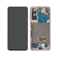 pantalla lcd para samsung galaxy s21 5g sin camara frontal - violeta