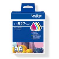 pack de tintas brother lc527val multicolor original para mfc-j4350dwmfc-j4550dw 1300 paginas value pack