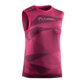 Camiseta sport Lurbel SAMBA singlet W SS22 ¡AHORRA 30%! - L, FUCSIA/NEGRO