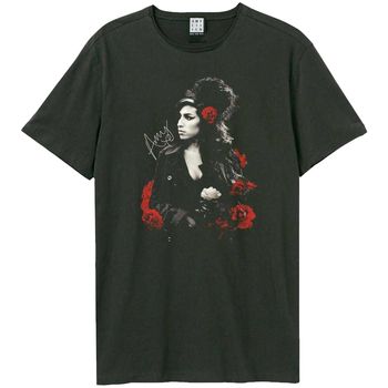 Amplified Clothing Camiseta Poses With Roses para mujer