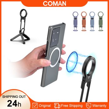 Trípode para Teléfono COMAN DP58 con MagSafe, Soporte para iPhone 17 16 Pro Max, para Viajes al Aire Libre, Vlogs y Transmisiones en Vivo
