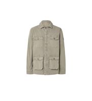 ecoalf para hombre mcmgajksahar0753s24-003 chaqueta sahara beige s casual algodon manga larga sostenible