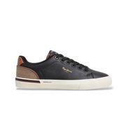 pepe jeans para hombre pms300011 zapatillas kenton campus negro 46 plano cordones casual