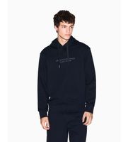 ax armani exchange para hombre xm001294af20934ub101 sudadera basica con capucha de algodon marino m casual deportivo manga larga