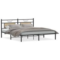 estructura de cama madera de ingenieria roble sonoma 160x200 cm