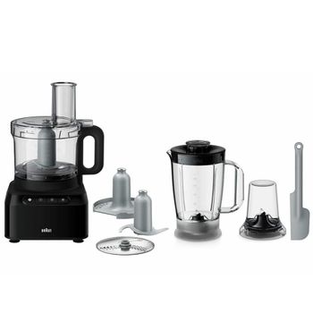 Braun Procesador de alimentos PurEase FP3132 BK FP3132BK