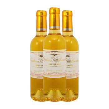 Henri Guinalbert Vino Blanco Château Villefranche Sauternes Media Botella 37 Cl 13.5% Vol. (pack De 3 Unidades)
