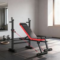 banco de pesas sportnow acero epe 155x565x120 cm negro