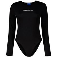 karl lagerfeld body a4w17017 klj bodysuit crew neck para mujer