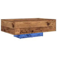 mesa de cafe  mesa de centro madera vieja 85 x 55 x 31 cm madera de ingenieria