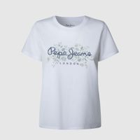 pepe jeans camiseta bero blanca pl5000049-ite