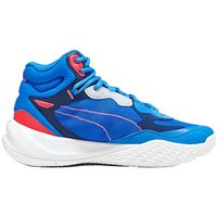 puma zapatillas de baloncesto baskets playmaker pro mid bleu para hombre