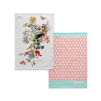 floral branch pano de cocina 2 ud 70x50 cm