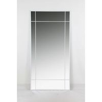 espejo hierro cristal 90x2x180 blanco