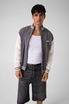 Jersey Bomber Con Cremallera