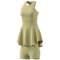 adidas vestido robe y-dress powder jaune para mujer