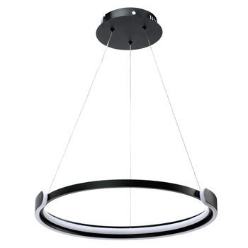 Lámpara De Techo Toolight App1927-cp Black Black Led