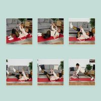 rodillo para ejercicios abdominales en casa - roseblack - 8x735x385cm