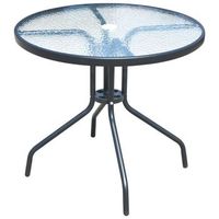 conjunto comedor jardin 5 uds  mueble jardin mesa y sillas de acero negro