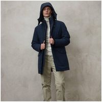 blauer gabardina impermeabile  trench para hombre