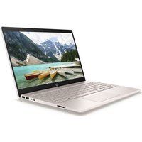 hp pavilion 14-ce0523sa 14 intelu0026regpentium gold laptop - 128 gb ssd white  gold gold